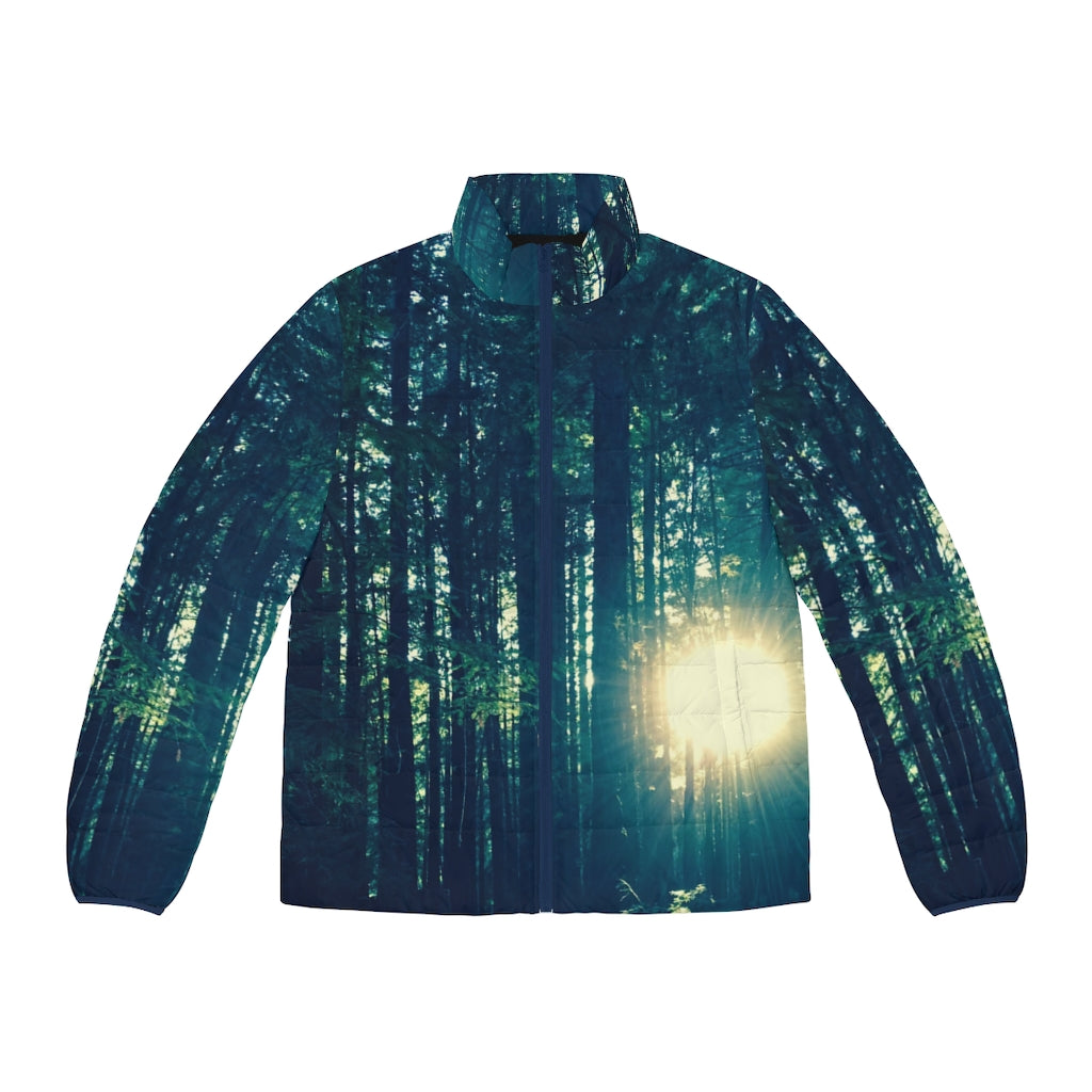 Walk with me in this sea of trees: Redwood Tree Puffy Jacket