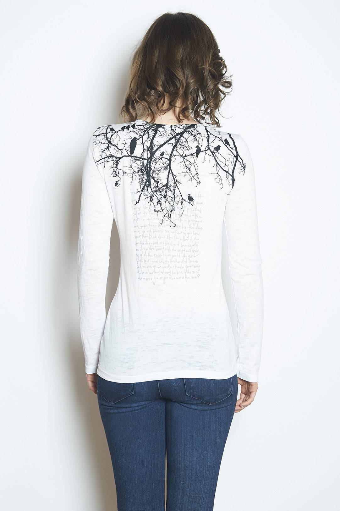 Tree Branch with Poem - M and L - print both sides, limited edition