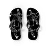 Swan Constellation Flip Flops- Black