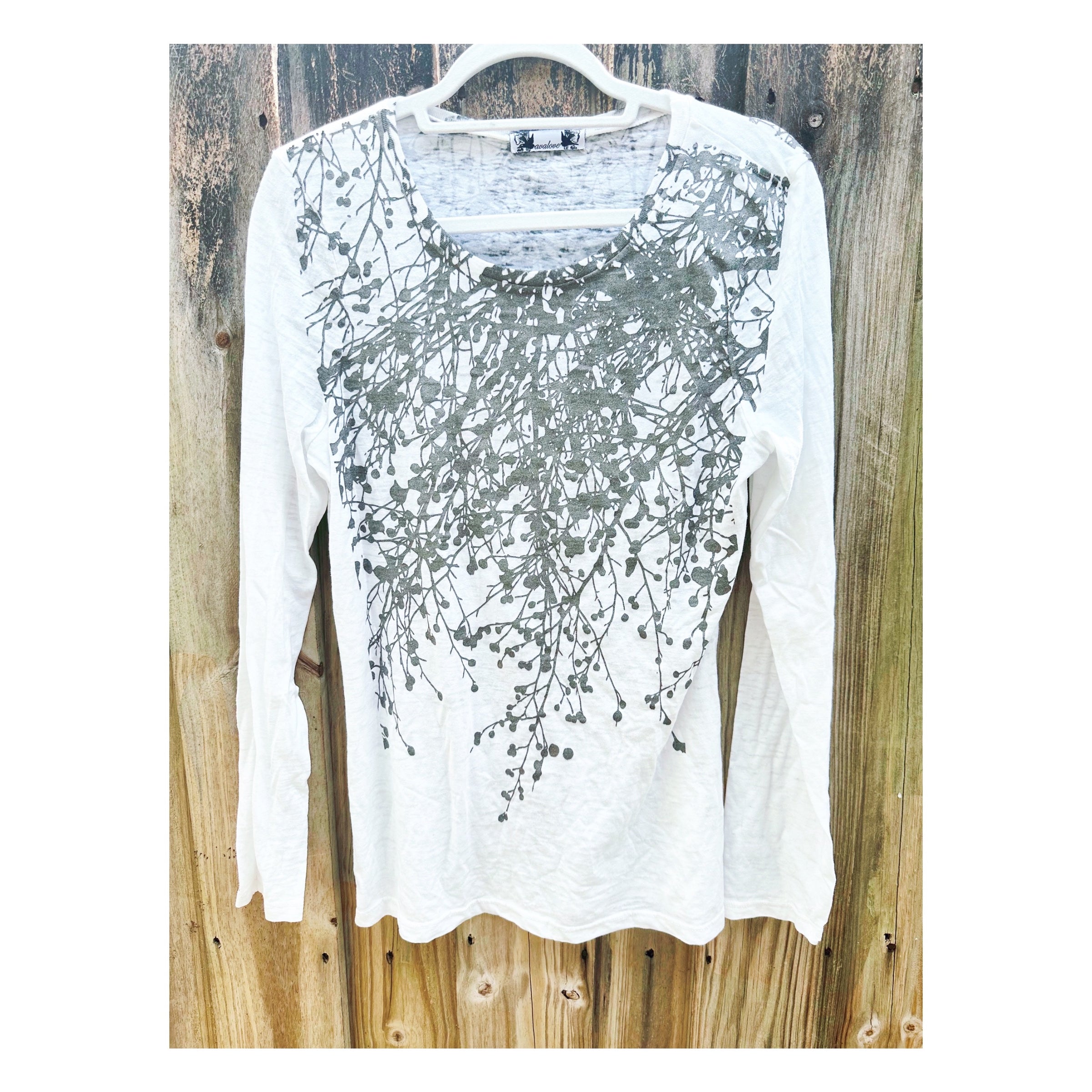 Silver Wildflower Long Sleeve