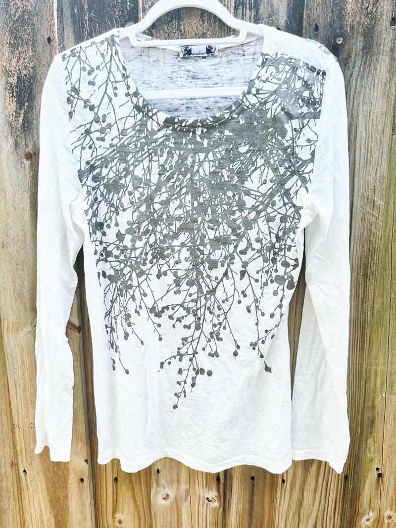 Silver Wildflower Long Sleeve