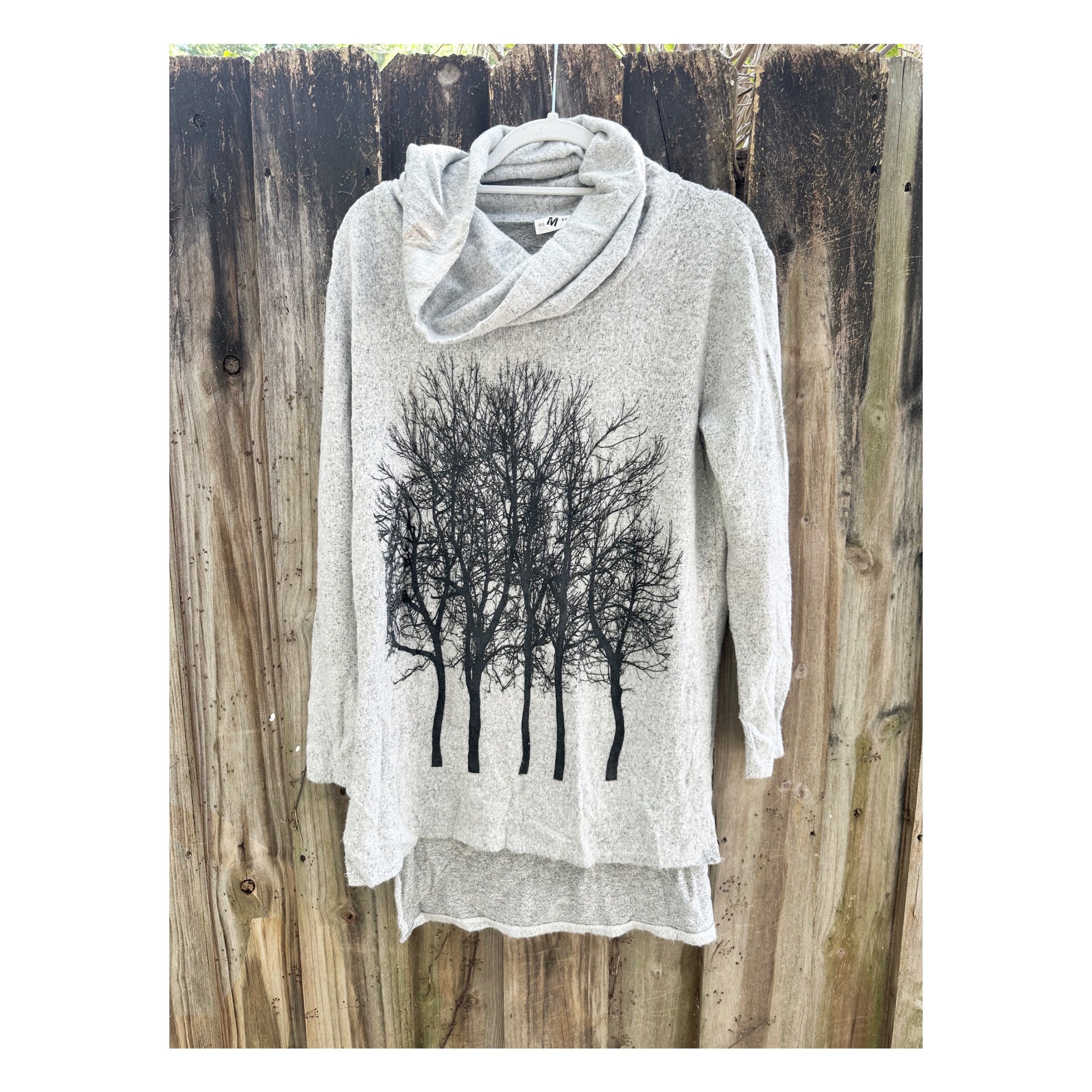 Fairytale Tree Fuzzy Tunic-one of a kind
